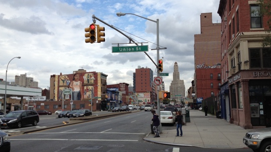 Blick in Richtung Downtown Brooklyn.
