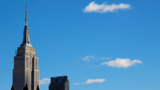 Das Empire State Bulding dominiert immer noch die Stadt.